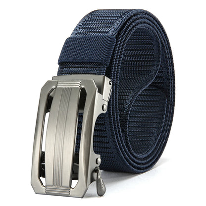 Automatic Buckle Light Comfortable Nylon Military Belt Outdoor Hunting Multifunctional Tactical Canvas Belt High Quality Men Bel