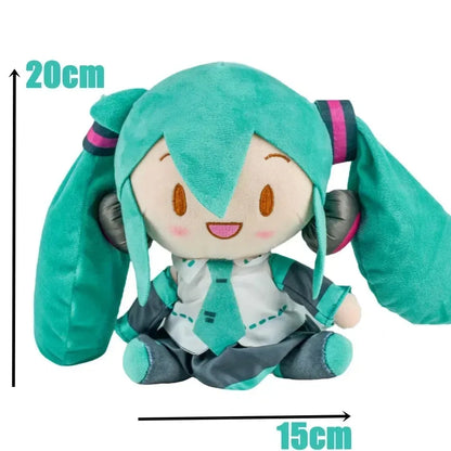 2026 NEW 20cm Japanese Anime Plush Stuffed Toy Hatsune Miku Plush Doll Soft Pillow Future Doll Cute Christmas Gift For Children