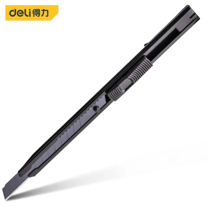 1 Pcs 9mm Black Self-locking Utility Knives Safety Snap Off Knife Paper Cutter Knife Multifunctional Office Supplies Art Knifes
