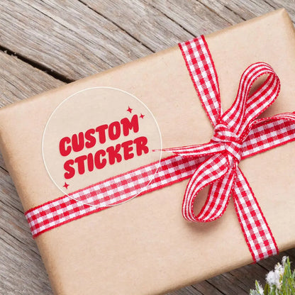 1-120Pcs Round Custom Stickers, Personalized Text Image Labels for Favor Pouches, Cookie Packaging & Party Invite Seals