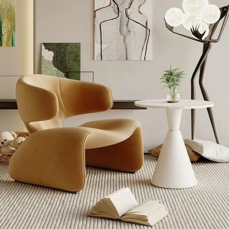 Creative Single Sofa Designer Single Chair Negotiation Table And Chairs Leisure Sofa Rest Area Hotel Sofa Chairs