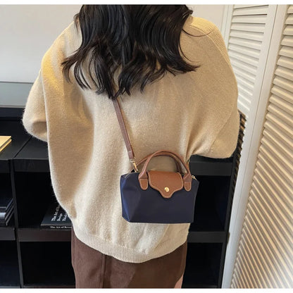 Retro Casual Fashion Ladies Shoulder Bag Stylish Trendy Crossbody Bag Quality Small Square Bag Urban Minimalist Style Polyest...