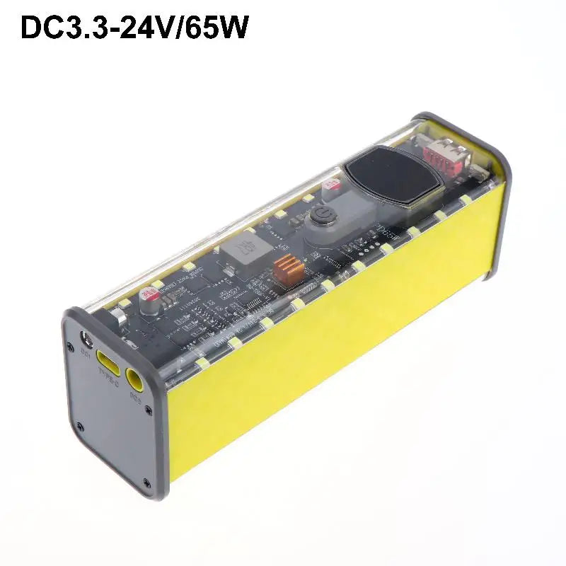 PD45W Super Fast Charging DIY Power Bank Case Weld-Free 8-Cell 18650 Battery Storage Box Daul USB Type C Output