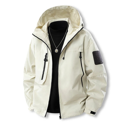 Men autumn and winter cotton jacket, warm and comfortable padded thick down jacket 2023 New double-sided cotton jacket M-5XL
