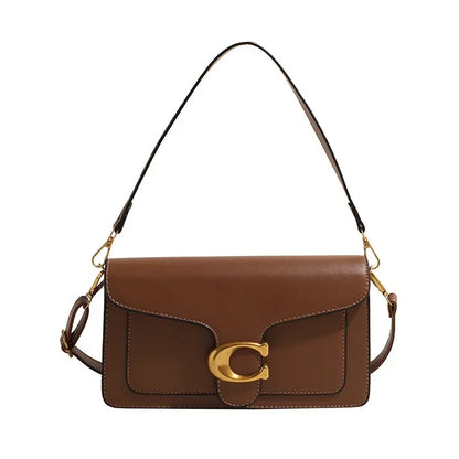 2026 New Niche Solid Color Small Square Bag Premium Texture Simple Versatile Multi-compartment Shoulder Crossbody Bag Fashion