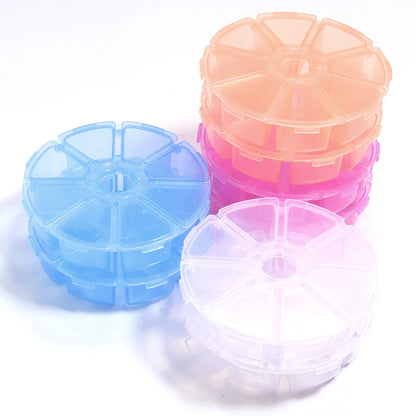 1 Pc Plastic Jewelry Box 5-28 Compartment Slot Organizer Storage Beads Container Adjustable Jewelry Storage Box Rectangle Case