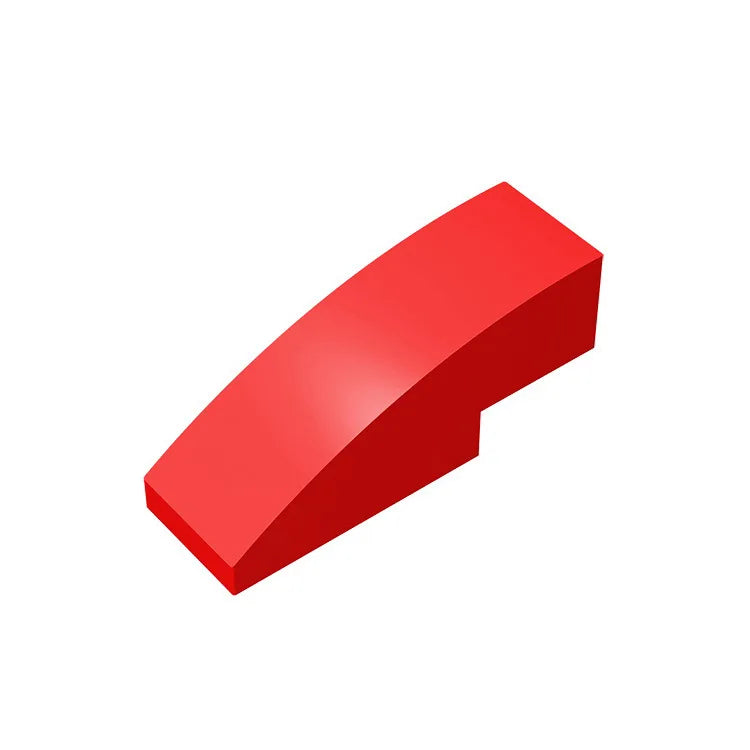 100pcs MOC Part 50950 Slope Curved 3 x 1 No Studs Building Block Particles DIY Construction Compatible Brick Toy Kid Gift