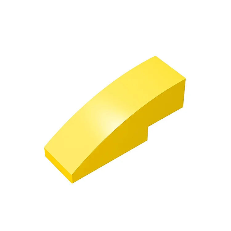 100pcs MOC Part 50950 Slope Curved 3 x 1 No Studs Building Block Particles DIY Construction Compatible Brick Toy Kid Gift