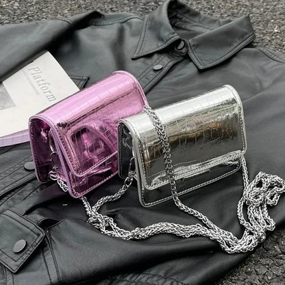 This Year's Popular Super Popular Small Bag 2024 Summer Popular Versatile Chain Messenger Bag Fashion Mini Square Sling Bag