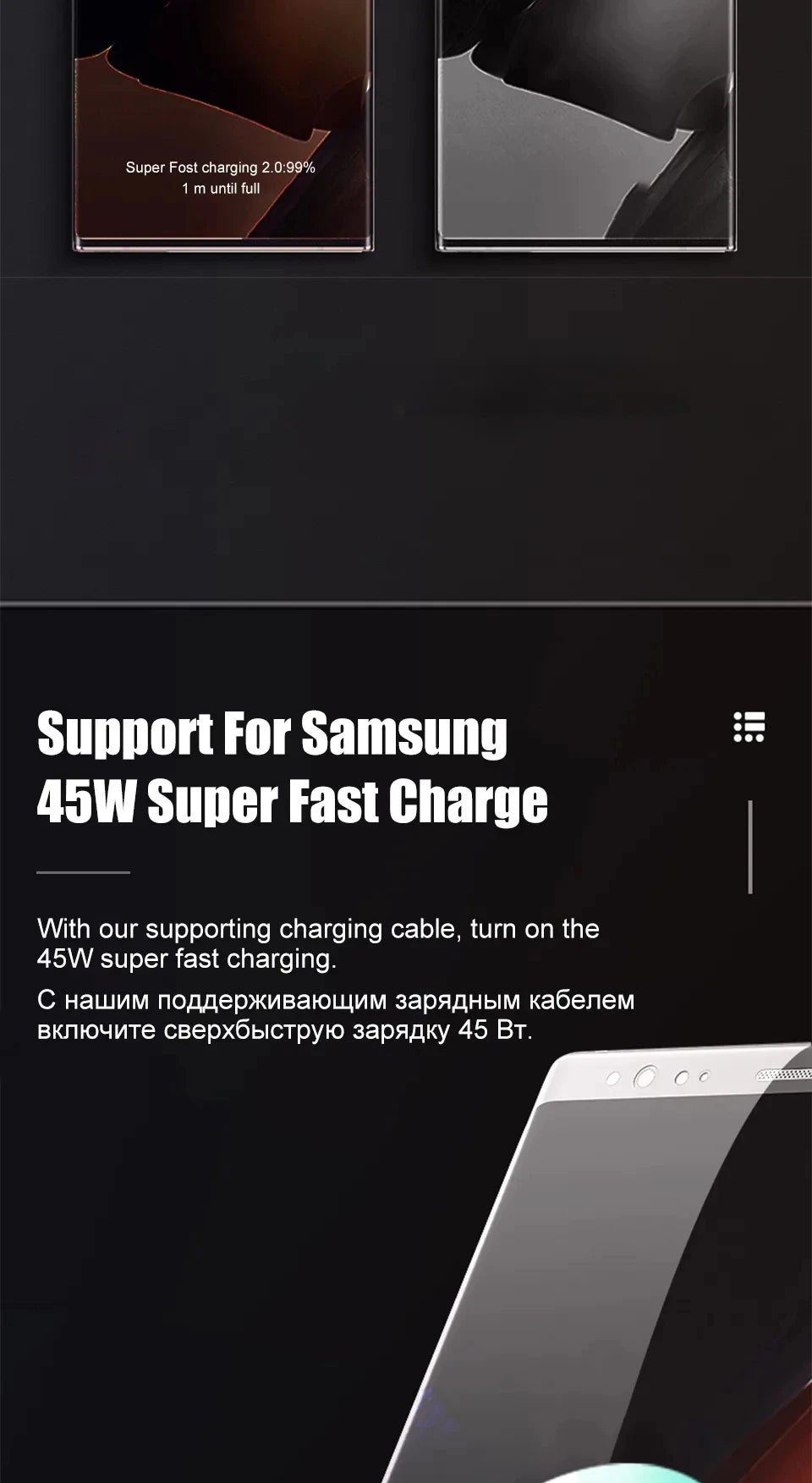 PD 45W Super Fast Charger For SAMSUNG Galaxy S21 S22 S23 S24 Ultra Fast Charging Phone USB C Charge Type C Cable 2M Wall Adapter