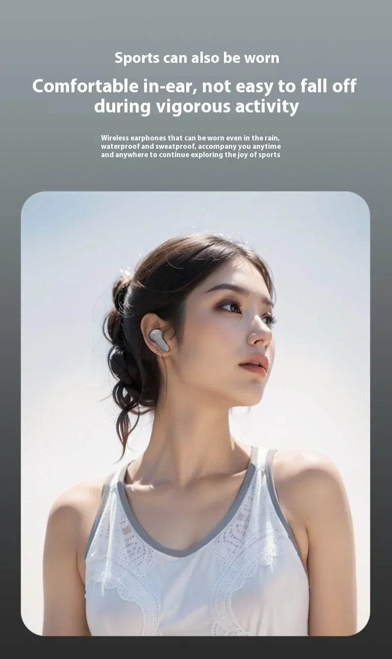Wireless Earphones Bluetooth HD Call Headphones for Xiaomi True Stereo Sound Headset Sport Game Music In Ear Earbuds With Mic