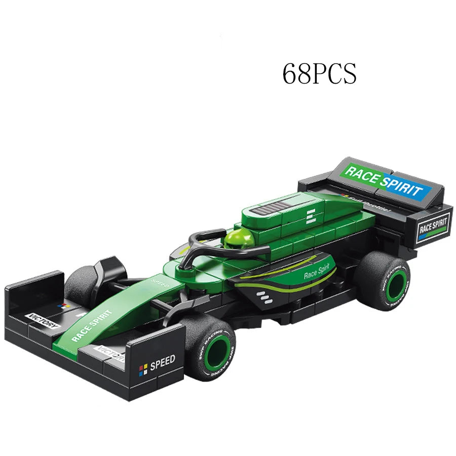 City Speed Racing MOC Car Sports Building Blocks Bricks Classic Rally sport Super Racer Vehicles Christmas gift Technical toys