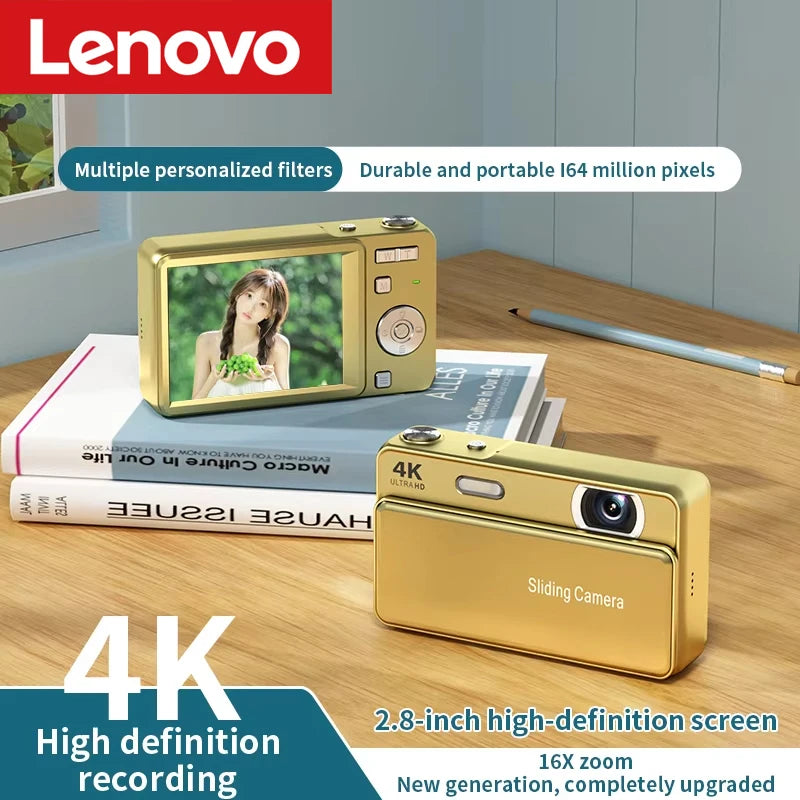 Lenovo M15 Digital Camera 64 Megapixel 4K High-definition CCD Camera Photo Video Portable Camera With Screen Flash For Travel