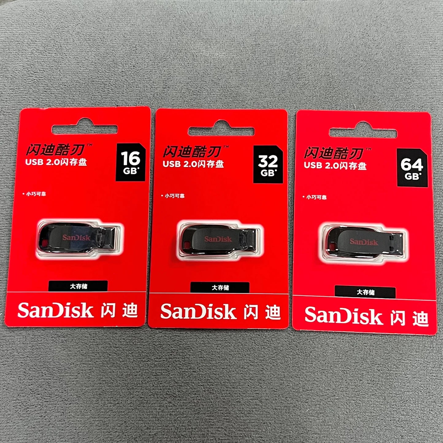 SanDisk USB Flash Drive 128GB 16GB 32GB 64GB Original HIgh Speed Pen Drive Flash Memory Stick USB2.0 U disk for PC USB Pendrive