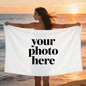 Personalized Beach Towel Custom Photo Name/logo/Word Oversized Microfiber Towel Wedding Party Souvenir for Beach Swimming Bath