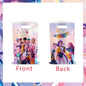 K Pop Birthday Party Decoration Tableware Set - Napkin Tablecloth Banner Paper Plates Slap Bracelets Stamps Baby Shower Supplies