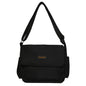 Women's School Messenger Bags for Teen Girls Shoulder Bag Ladies Designer Handbags Large Capacity Solid Canvas Crossbody Bags