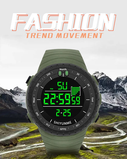 Top Men's Sports Watch 50M Waterproof Military Display Clock Man Watches LED Digital Luxury Fashion  Electronic Wristwatch  2111
