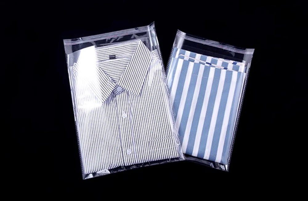 Self Adhesive Sealing Plastic Bag Clear Cellophane Bags for Packaging Jewelry Candy Cookies Product Gifts Resealable Storage Bag