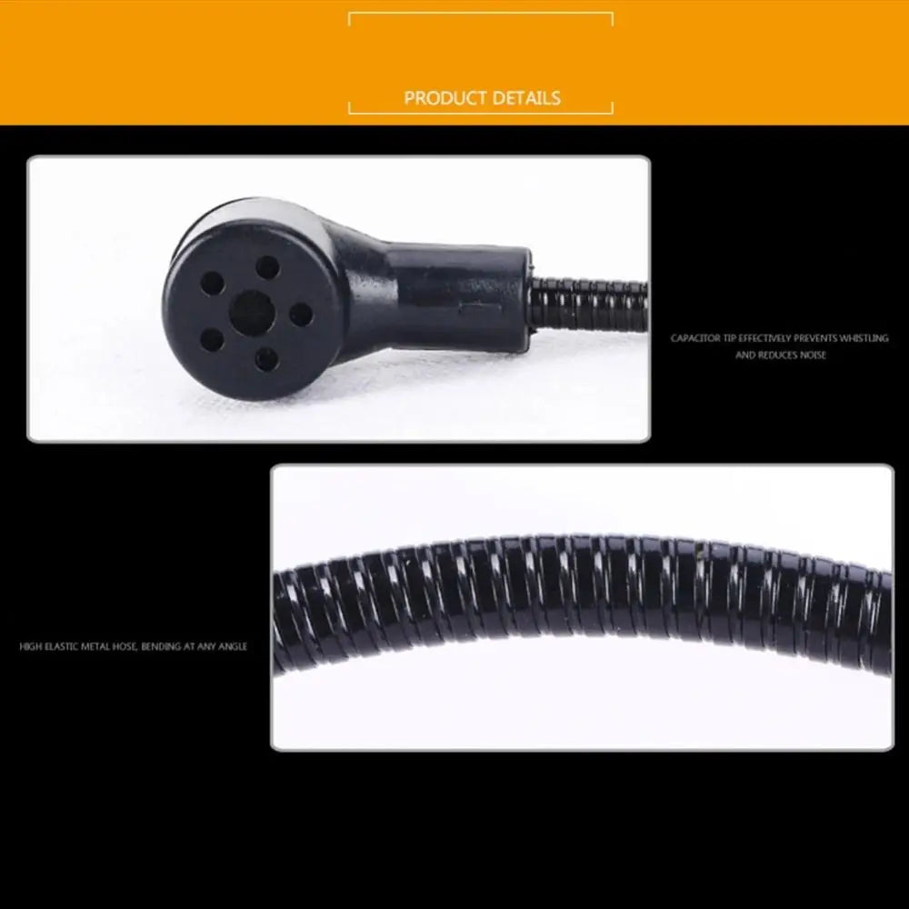 New Portable Wired Microphone 3.5mm Plug Flexible Headset Microphone Video Recording Head-mounted Speech Headset Mic