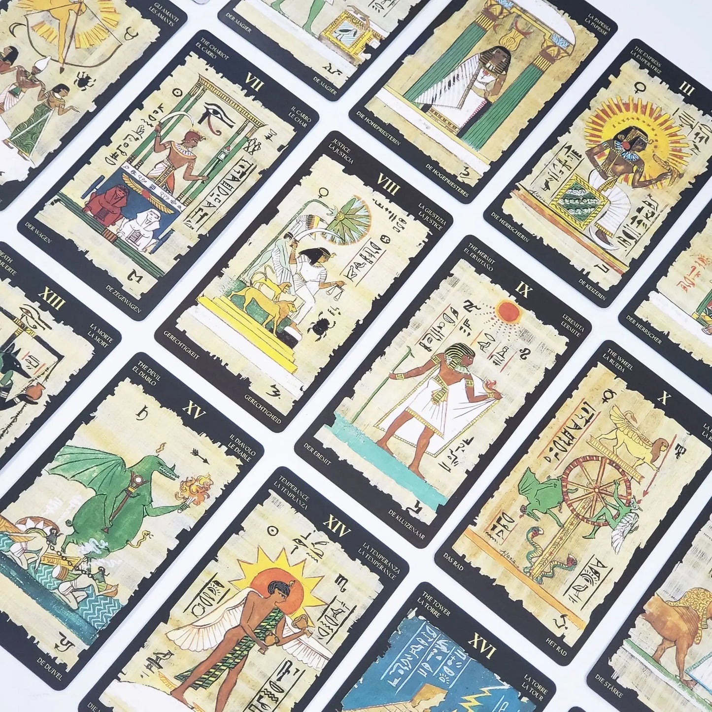 Egyptian Tarot cards board games