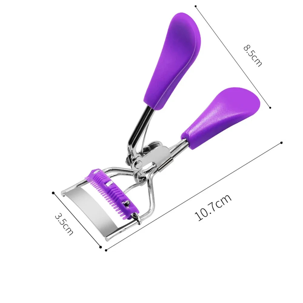 CNKESS 1Pc Pro Makeup Eyelash Curler Beauty Tools Lady Women Nature Style Cute Eyelash Handle Curl Eye Lash Curler random color