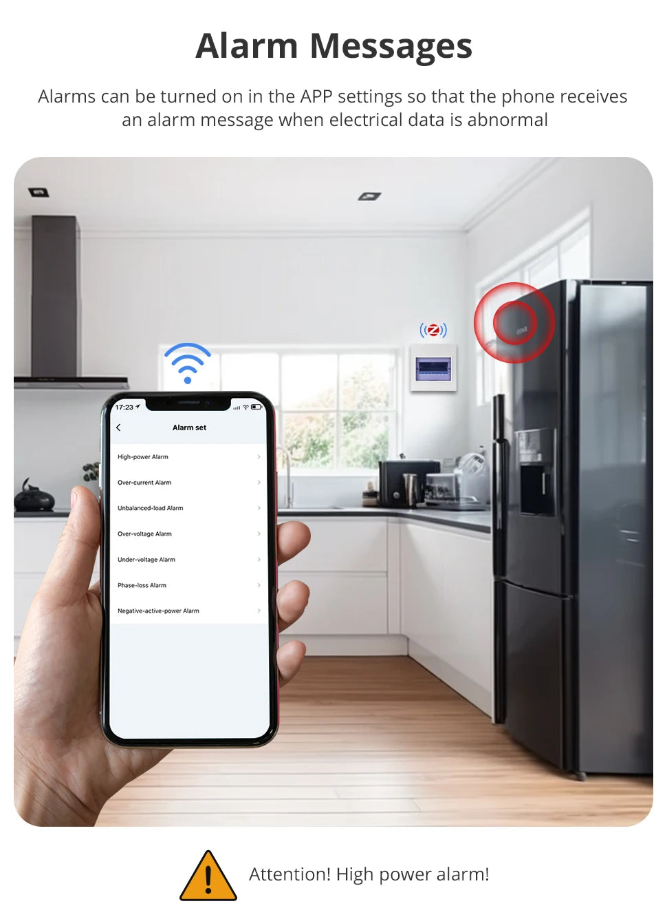 Zemismart 120A Zigbee WiFi 3 Phase Energy Meter Smart Din-rail Power Monitor Withdrawable Split-core CTs Works with Tuya App