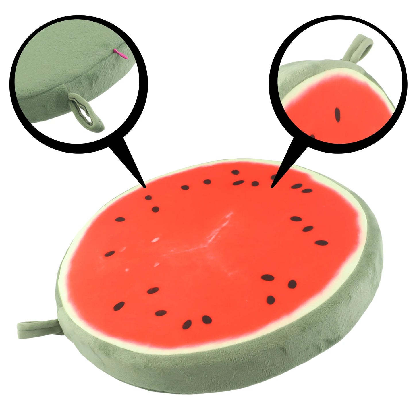 Cartoon Fruits Print Round Bar Chair Cushion Cover Anti-Slip Seat Cushion Slipcover Soft Stool Cushion Covers For Living Dining