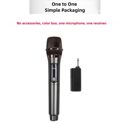 108 One to Two Professional Portable Wireless 2.4g Microphone Dynamic LED Display Noise Cancelling Outdoor Stage Singing Karaoke