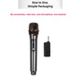 108 One to Two Professional Portable Wireless 2.4g Microphone Dynamic LED Display Noise Cancelling Outdoor Stage Singing Karaoke