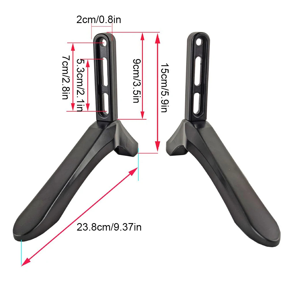Steel TV Base For LCD Screen Stand Stable And Durable -Heavy-duty Steel Can Carry Up To 15kg Of Load