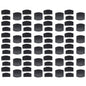 72Pcs Inner diameter 55*9mm Bed Slat Connector 72 pieces per pack Stable fixing effect Bed Frame Fitting Fit for wooden slats