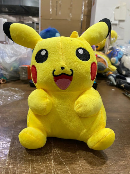 HOT 16cm-20cm Pokemon Stuffed Plush Toys Kawaii Charmander Pikachu Raichu Jenny Turtle Anime Doll Kids Birthday Christmas Gift==
