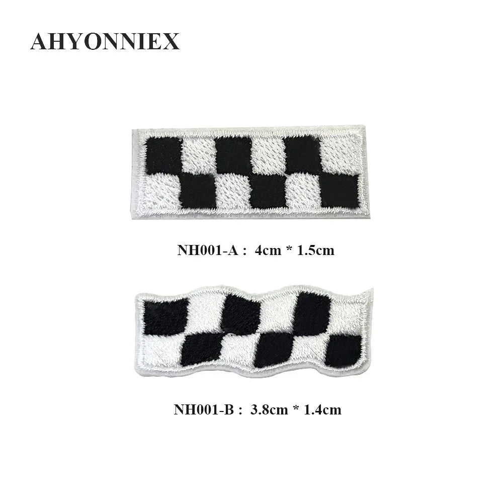 1 Piece Cross Bandage Embroidery Repair Patches Bag Jacket Jeans Cartoon Iron On Parch for Clothes Small Glue Sticker