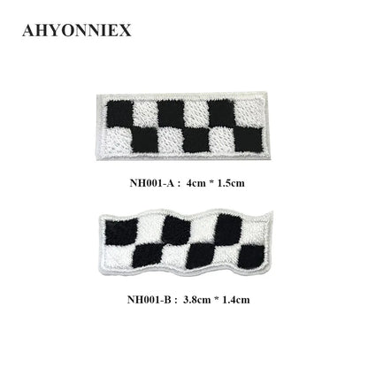 1 Piece Cross Bandage Embroidery Repair Patches Bag Jacket Jeans Cartoon Iron On Parch for Clothes Small Glue Sticker