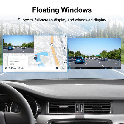 USB Front Dash Camera Universal Car DVR for Android System with ADAS Plug in the SD Card, Night Vision Loop Recording 1080P HD