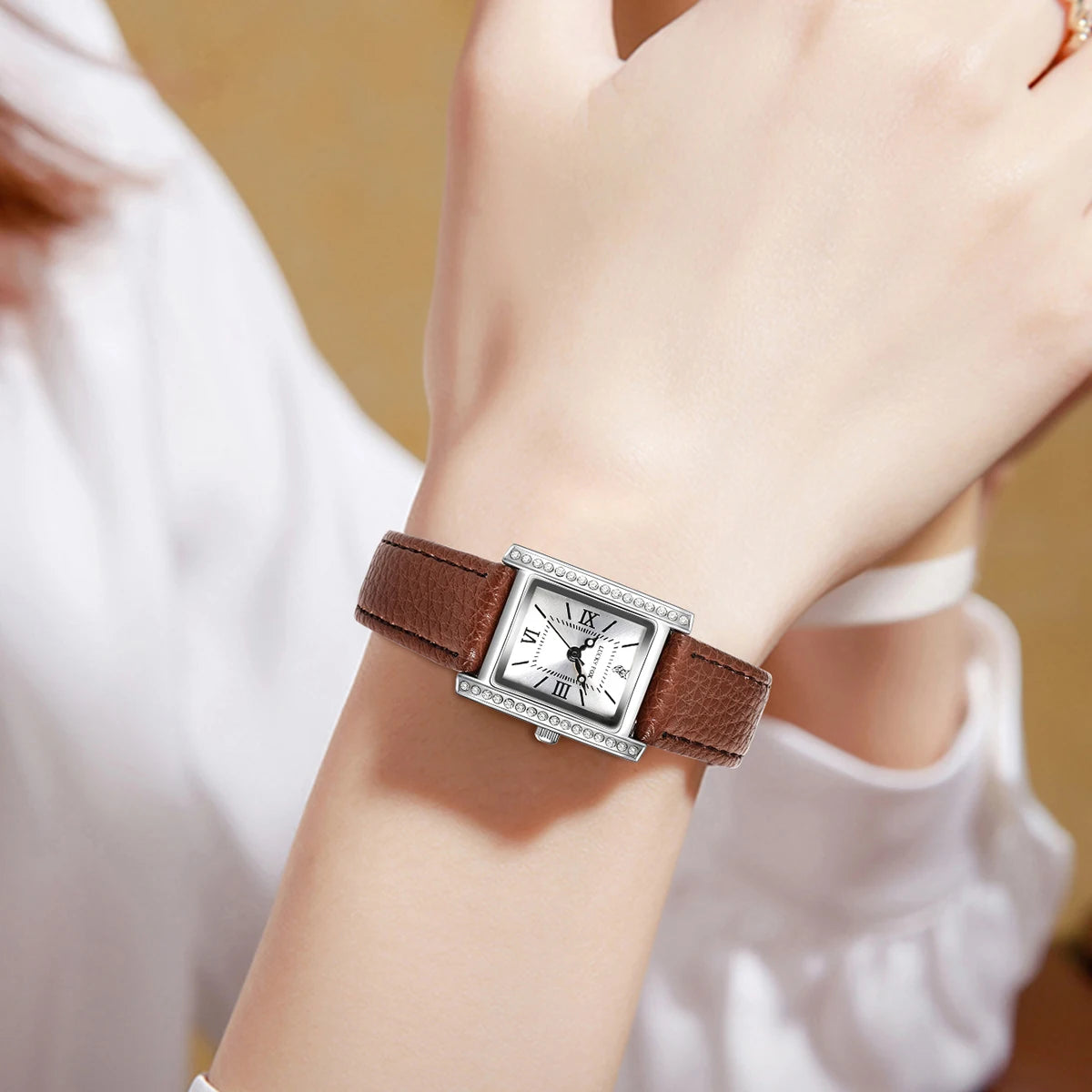 Seven sets of women's watches Fashion leather strap watches for women square ,round watch for women quartz watch for women watch