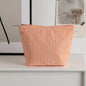 Women's Striped Beach Clutch Bag Versatile Small Woven Crochet Handbags Purses Knitting Dumpling Clutch Casual Bag