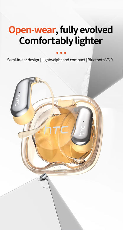 HTC Wireless Bluetooth Headset AI translation portable low latency USB-C clear sound comfortable fit anti-loss for music sports