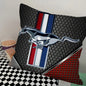 1pc Car Fashion F-Ford M-MustangS Logo  Pillow Bedroom Sofa Leisure Comfort Cushion Car Living Room Home Decoration