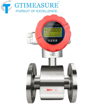 Digital Electromagnetic Flow Meter with LCD Display  for DN15 to DN300 Pipes  Pulse and 4-20mA Output