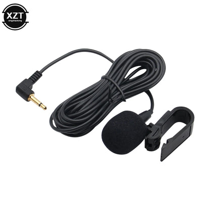 3m Professionals Car Audio Microphone 3.5mm Clip Jack Plug Mic Stereo Mini Wired External Microphone For Auto DVD Radio