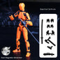 Multi-Jointed Movable Shapeshift Robot Magnetic Attraction 3D Printed Mannequin Dummy 13 Action Figures Toys For Children Adult