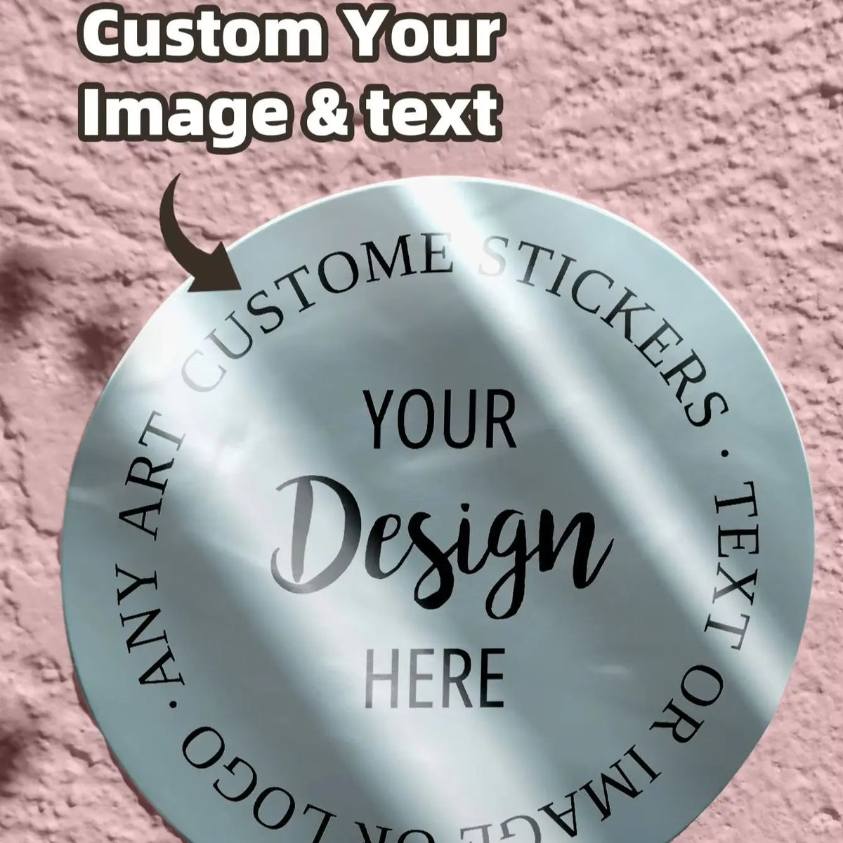 1/60/120pcs Clear/Waterproof/Clear Waterproof Round PET Stickers, Custom Logo/Image/Text, for Birthday Party Favors & Decor