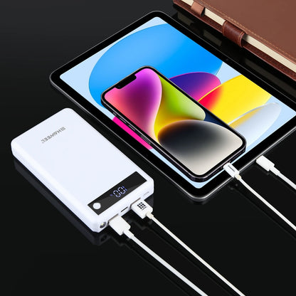 HAWEEL DIY 6 x 18650 Battery 24W Fast Charge Power Bank Box Case with Display, Not Include Battery