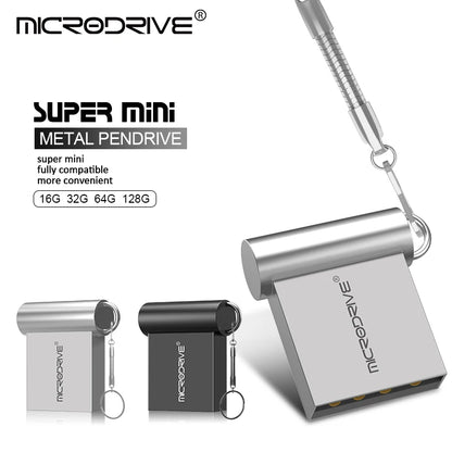 High Speed USB flash drive 4GB 8GB 32GB 64GB 128GB Pendrive Metal Pen key chain memory Sticks Mini USB Flash Drive Waterproof
