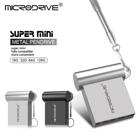 High Speed USB flash drive 4GB 8GB 32GB 64GB 128GB Pendrive Metal Pen key chain memory Sticks Mini USB Flash Drive Waterproof
