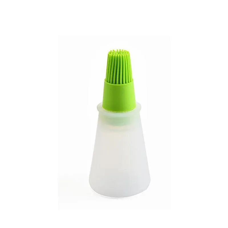 Kitchen Silicone Oil Bottle Oil Brush Baking Barbecue Grill Oil Brush Dispenser Pastry Steak Oil Brushes Kitchen Baking BBQ Tool
