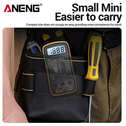Digital Multimeter Professional ANENG AN8205C AC/DC Voltage Meter DC Current Resistance Diode -40℃~1000℃ LCD Backlight Tester