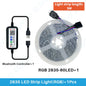 5M USB Led Strip Lights RGB 2835 60 LED Bluetooth APP Control Luces Led Flexible Diode Decoration For Living Room Lamp Ribbon